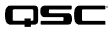 Logo du constructeur QSC